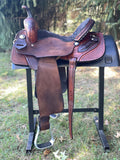 15 inch used Lynn McKenzie Special saddle by Double J Saddlery