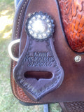 15 inch used Lynn McKenzie Special saddle by Double J Saddlery