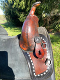 Used 15 inch original Bob Marshall treeless saddle