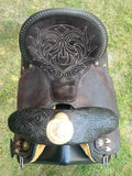 14.5 inch used Circle Y Josey Ultimate Cash Barrel Saddle MJ79