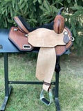 14.5 inch Circle Y Sarah Rose Coastal Flex2 Barrel Saddle