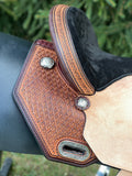 14.5 inch Circle Y Sarah Rose Coastal Flex2 Barrel Saddle