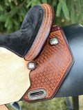 14.5 inch Circle Y Sarah Rose Coastal Flex2 Barrel Saddle