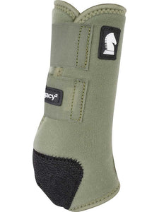 Classic Equine Legacy 2 Hind Protective Horse Boots Olive Running Hard Products